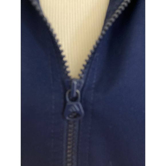 Activewear Adidas Jacket Navy Sz Med Hoodie Wind Breaker Coat Women - Picture 4 of 12